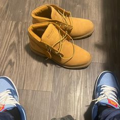 Wheat Mid Top Timberland Boots , Street Fashion Or Work Fashion Either Or Timberlands Shoes, Timberland Shoes, Mid Top, Timberland Mens, Work Fashion, Timberland Boots, Street Fashion, Wheat, Work Wear