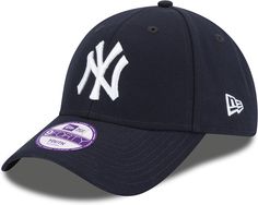 PRICES MAY VARY. Official Team Colors: Drenched in the bold hues of your favorite team, this hat proudly displays your allegiance to the team. Embroidered Graphics: Intricate embroidered graphics with raised details showcase the iconic New York Yankees logo, ensuring a standout look. One Size Fits Most: The adjustable Velcro strap with your favorite teams wordmark logo to ensures a comfortable fit for a wide range of head sizes, while displaying your favorite Baseball team's primary logo and col New York Yankees Logo, Yankees Logo, New Era 9forty, The League, Baseball Fan, Baseball Team, Baseball Mom, Atlanta Braves, Adjustable Hat