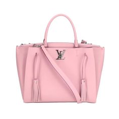 Louis Vuitton Lock Me Tote Bag Leather Pink W: 30cm H: 23cm D: 15cm Pink Lv Bag, Pink Purses, Tote Bag Luxury, Bags Louis Vuitton, Fancy Bags, Pink Purse, Tote Bag Leather, Purses Designer, Louis Vuitton Bags