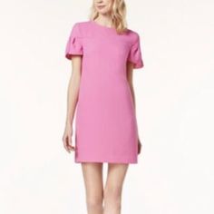 Nwt$248 Trina Turk Jacinta Shift Dress In Snap Dragon Pink, Size 6. Fully Lined, Concealed Back Zip Closure. Lay Flat: 36” Bust, 41” Hip, 36.5” Long. Fitted Mini Dress For Date, Fitted Knee-length Mini Dress For Date, Chic Fitted Mini Dress For Date, Feminine Dresses For Date, Knee-length Mini Dress For Date, Feminine Shift Dress With Short Sleeves, Fitted Mini Dress For Spring Date, Formal Summer Shift Mini Dress, Chic A-line Dress For Date