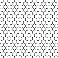 a black and white hexagonal pattern