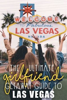 the ultimate guide to las vegas with text overlay that says, the ultimate guide to las vegas