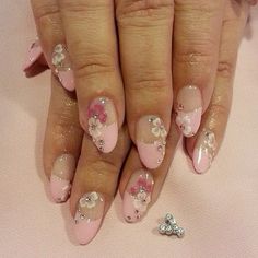 Nails Colors, Pretty Gel Nails, Really Cute Nails, Soft Nails, Kawaii Nails, Glam Nails, Minimalist Nails, Dream Nails