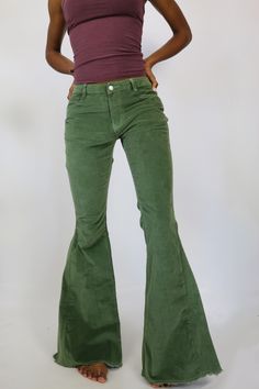 Hipster Corduroy Bellbottoms – emoriejordon Spring Flared Corduroy Bottoms, Spring Flare Corduroy Bottoms, Stretch Corduroy Flare Bottoms, Stretch Flare Corduroy Bottoms, Flare Corduroy Bottoms For Spring, Flared Corduroy Bottoms For Spring, Casual Corduroy Flare Jeans, Green Fitted Corduroy Bottoms, Fitted Green Corduroy Bottoms