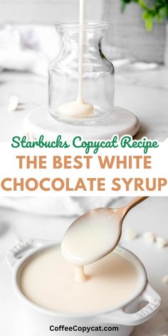 the best white chocolate syrup recipe