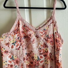 Nwt. Maurices Floral Boho Blouse With Adjustable Spaghetti Straps In Size 1x. She Is A Little Flowy But Has Very Minimal Stretch. Colors Are A Muted Pink, Gold, Orange, And Teal Floral Print. P2p: 23.5" Please Leave Any Questions In The Comments! Offers Welcome! Smoke Free, Friendly Home Boho Print, Boho Blouses, Pink And Gold, Spaghetti Strap, Spaghetti, Floral Prints, Womens Tops, Floral, Pink