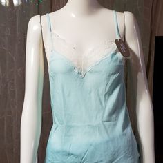 Completely New And With Tags Baby Blue Set - Cami And Shorts Satin Size Small Blue Spring Camisole For Loungewear, Blue Cami Camisole For Daywear, Spring Blue Camisole For Loungewear, Blue Camisole For Spring Loungewear, Blue Stretch Camisole For Loungewear, Stretch Blue Camisole For Loungewear, Blue Camisole For Daywear, Blue Lace Trim Camisole For Summer, Light Blue Fitted Camisole For Spring