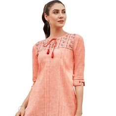 Top Seller for Indian Kurti Kurta Women Ready Made Short Dress Embroidered Rayon Tunic Top, Womens Dresses Floral Embroidered Straight Kurta Top For Summer, Summer Floral Embroidered Straight Kurta Top, Spring Floral Embroidered Straight Kurta Top, Spring Straight Kurta With Embroidered Neckline, Spring Resham Embroidered Straight Kurta Top, Spring Resham Embroidered Straight Kurta, Spring Embroidered Neckline Straight Kurta, Cotton Straight Kurta With Embroidered Neckline, Cotton Straight Kurta Dress With Embroidered Neckline