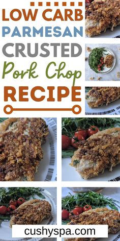 this low carb parmesan crusted pork chop recipe is so delicious and easy to make