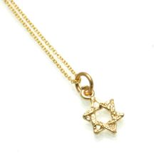 Gold Star Of David Charm Necklace With Delicate Chain, Yellow Gold Star Of David Charm Necklace Gift, Yellow Gold Star Of David Charm Necklace, Yellow Gold Star Of David Necklace With Delicate Chain, Yellow Gold Star Of David Charms Jewelry, Yellow Gold Charm Necklace With Star Of David Charm, Yellow Gold Star Of David Jewelry With Delicate Chain, Dainty Yellow Gold Star Of David Necklace, Gold Star Of David Necklace In 14k Gold