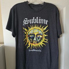 This Shirt Is Brand New In Perfect Condition Without Tags. Sublime Band T-Shirt Womens Gray Short Sleeve Graphic Tee Size: Xl Spirituality Shirts, Sublime Logo, Sublime Aesthetic, Sublime T Shirt, Sublime Band, Sublime Shirt, Music Tees, Logo Stamp, Grey Shorts