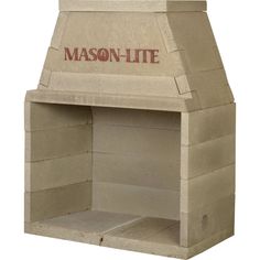 Mason-Lite Standard 75 Traditional Indoor/Outdoor Wood Burning/Gas Firebox Kit Outdoor Fireplace Kits, Fireplace Kits, Masonry Fireplace, Outdoor Gas Fireplace, Concrete Fireplace, Log Holder, Traditional Fireplace, Gas Logs, Building Code