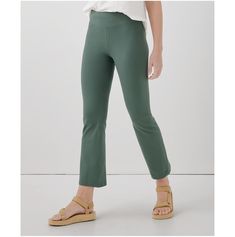 in stock Versatile Elastane Bottoms For Spring, Stretch Cropped Leg Solid Color Pants, Solid Stretch Cropped Leg Pants, Stretch Solid Color Cropped Pants, Stretch Cropped Leg Pants, Stretch Cropped Pants, Green Comfort Stretch Pants, Spring Comfort Stretch Elastane Pants, Versatile Fitted Cropped Leg Bottoms