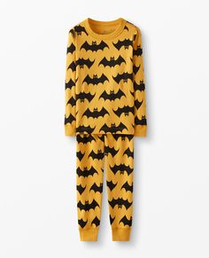 Long John Pajamas In Organic Cotton Home Cotton Sets For Fall, Cotton Home Sets For Fall Season, Cotton Sets For Home Use In Fall, Fall Cotton Home Sets, Fall Home Cotton Sets, Playful Orange Long Sleeve Sleepwear, Casual Long Sleeve Yellow Sleepwear, Cotton Sleepwear For Sleepover In Fall, Playful Long Sleeve Sleepwear For Lounging