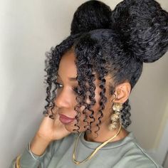 Girls Natural Hairstyles, Natural Hair Styles Easy, Natural Hair Updo, Penteado Cabelo Curto, Natural Hair Inspiration