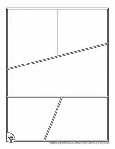 a black and white drawing of a rectangleed object with lines going through it