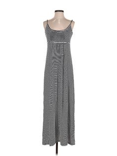 Calvin Klein Casual Dress Size: 4 Gray Dresses - used. No Fabric Content, Maxi, Scoop Neck, Stripes, Long, Sleeveless | Calvin Klein Casual Dress: Gray Stripes Dresses - Size 4 Calvin Klein Sleeveless Summer Maxi Dress, Calvin Klein Sleeveless Maxi Dress For Spring, Calvin Klein Sleeveless Spring Maxi Dress, Calvin Klein Fitted Sleeveless Maxi Dress, Calvin Klein Beach Dresses, Gray Casual Dress, Gray Dresses, Gray Stripes, Gray Dress