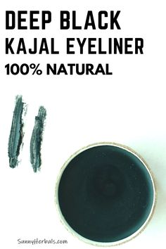 Kajal eyeliner handmade in the USA with premium natural ingredients like organic ghee (clarified butter). Safe for sensitive eyes. Can be applied to inner rim and waterline. Rich deep black color. Comes with a complimentary applicator that gives precise definition #eyeliner #kajal #naturaleyeliner #sensitiveeyes