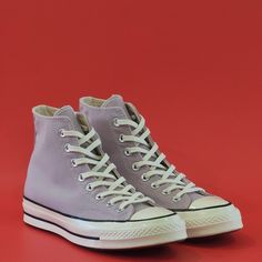 Converse Chuck 70 High Himalayan Salt Lilac Purple Violet Unisex Sneakers 171474c Nwt Size Guide: Men's 8.5 - Women's 10.5 Mpn: 171474c More Cushioning, Tougher Canvas, Same Versatility. The Chuck 70 High Top Is Built Off Of The Original 1970s Design, With Premium Materials And An Extraordinary Attention To Detail, With Added An Extra Cushy Insole For Arch Support And Stability. Canvas Upper Is Lightweight And Durable. The Timeless Silhouette You Know And Love. Rubber Outsole For Added Traction. Lavender Sneakers With Rubber Sole And Round Toe, Lavender Lace-up Sneakers With Boost Midsole, Purple Lace-up Sneakers With Gum Sole, Purple High-top Sneakers With Gum Sole, Purple High-top Sneakers With Rubber Sole, Purple High-top Lace-up Sneakers With Vulcanized Sole, Purple Lace-up High-top Sneakers With Vulcanized Sole, Purple High-top Sneakers With Vulcanized Sole, Lavender Casual Sneakers With Cushioned Footbed