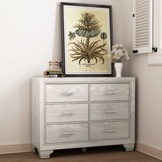 French vintage design: This is a French vintage dresser with 6 drawers that can be a beautiful and functional addition to your bedroom, living room, hallway, nursery, or kids' bedroom. The vintage design and wood material give it a timeless and classic look that can complement any decor style. Spacious storage space: The dresser's versatile design makes it a great choice for various spaces in your home. You can use it as a closet dresser to store clothes, as a living room storage unit to keep yo Living Room Storage Unit, Classic Chest Of Drawers, Dresser Modern, Closet Dresser, Drawers Design, Dresser Tv Stand, Storage Dresser, Modern Chests, Modern Chest Of Drawers