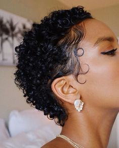 Big Chop Natural Hair, Cabello Afro Natural, Short Natural Curly Hair, Short Shaved Hairstyles, Hairstyles Styles, Kids Braids, Natural Hair Cuts, Natural Hair Short Cuts, Short Hair Black