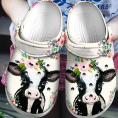 Lightweight construction with breathable mesh fabric provides a comfortable and flawless fit. Cow Slippers, Heifer Cow, Crocband Clog, Crocs Clog, Crocs Crocband, Clog Shoes, Crocs Classic Clogs, Gifts For Farmers, Cows Funny