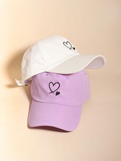 Multicolor キュート Collar  ポリエステル 幾何学  Embellished  春/夏 Cap For Girls Style, Cute Cap, Stylish School Bags, Hats And Caps, Chic Scarves