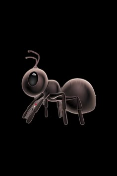 an ant bug is standing on its hind legs