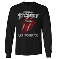 You can act like you went to the '78 Rolling Stones U.S. tour with this graphic long sleeve tee. You can act like you went to the '78 Rolling Stones U.S. tour with this graphic long sleeve tee.  Crewneck Long sleevesFABRIC & CARE Cotton Machine wash Imported Size: XXL. Color: Black. Gender: male. Age Group: adult. Material: Cotton Blend. Long Sleeve Graphic T-shirt For Concerts, Fan Merchandise Band Logo Long Sleeve Tops, Band Logo Long Sleeve Fan Merchandise Tops, Graphic Tee Long Sleeve T-shirt For Concerts, Graphic Long Sleeve T-shirt For Concerts, Long Sleeve Graphic Print T-shirt For Concerts, Long Sleeve Graphic Tee For Concert, Retro Long Sleeve T-shirt With Text Print, Vintage Long Sleeve T-shirt With Text Print