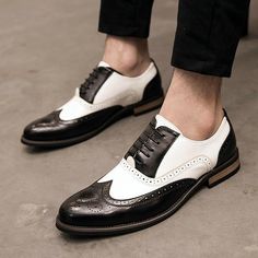 Men's Wedding Leather Oxfords | ZORKET White Lace-up Formal Dress Shoes, Wedding Lace-up Shoes With Brogue Detailing And Round Toe, Elegant White Wingtip Lace-up Shoes, White Lace-up Shoes With Brogue Detailing, White Pointed Toe Oxfords For Business, White Pointed Toe Lace-up Shoes For Formal Occasions, White Brogue Oxfords With Flat Heel, White Brogue Oxford Shoes With Flat Heel, White Flat Heel Oxfords With Brogue Detailing