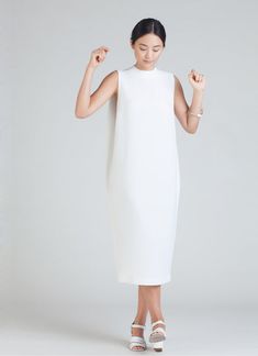 High Collar Dress, Linen Wedding Dress, Minimal Dress, Western Wedding Dresses, Princess Skirt, Luxury Wedding Dress, Wedding Dresses Unique, Midi Length Dress, Ball Gowns Wedding