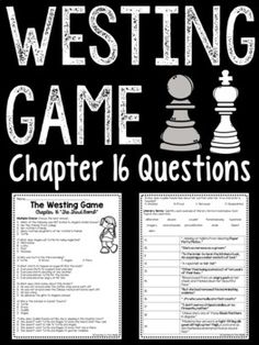 the westing game with answers and text