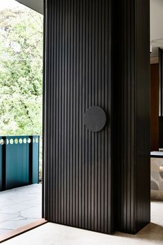 the instagram page on instagram shows an image of a bathroom with black and white walls