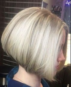 Short Inverted Bob Haircuts, Short Inverted Bob, Inverted Bob Haircuts, Blonde Bob Haircut, Angled Bob Hairstyles, Inverted Bob Hairstyles, Haircut For Fine Hair, Stacked Bob, Bob Hairstyles For Thick