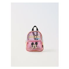 MICKEY MOUSE © DISNEY VINYL BACKPACK Disney Style Bags With Zipper For Back To School, Pink Backpack For Disney Trips With Zipper Closure, Disney Back To School Bags With Zipper Closure, Back To School Disney Bags With Zipper, Pink Backpack With Zipper Closure For Travel, Ransel Mini, Disney Vinyl, Backpacking Canada, Mini Mochila