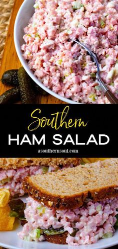 this southern ham salad is the perfect side dish for any meal