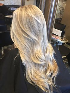 Hair Blonde Ideas, Thick Blonde Hair, Long Hair Blonde, Style For Long Hair, Ashy Blonde Hair, Blonde Ideas, Baylage Hair