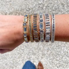 This beautiful stack has 3 pieces and comes in Gold or Silver! Stretch Lead & Nickel Free Stacked Bracelets Jewelry, Everyday Stacked Bracelet, Everyday Stackable Wrap Bangle Bracelet, Adjustable Stacked Jewelry, Everyday Stacked Bracelets, Trendy Stackable Crystal Bracelet, Stackable Everyday Wrap Bracelet, Bracelet Set, 3 Piece