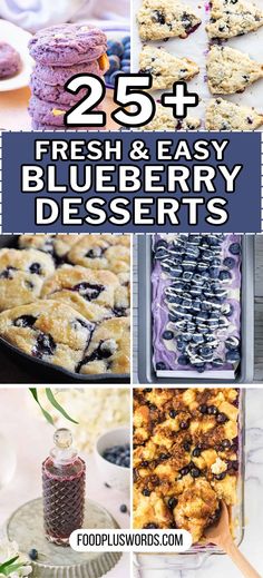 25 fresh and easy blueberry desserts