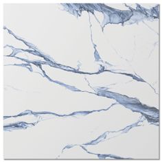 a white and blue marble textured wallpaper with an abstract design in the middle