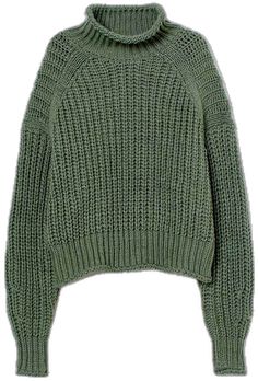 Casual H&m Sweater For Layering, H&m Casual Sweater For Layering, H&m Casual Oversized Sweater, Green Chunky Knit Top For Layering, Casual Oversized Sweater By H&m, Casual H&m Chunky Knit Sweater, H&m Casual Chunky Knit Sweater, H&m Casual Textured Knit Sweater, Turtle Neck Knit Sweater