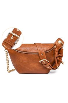 Cute leather fanny pack/crossbody purse with zipper front. Come in White, Black or Brown Leather Fanny Pack, Leather Zipper, Mobile Device, Crossbody Purse, Fanny Pack, Front Zipper, Purses Crossbody, Black And Brown, White Black