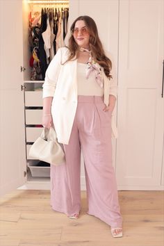 Diana Dares, Conference Outfit, Plus Size Wide Leg Pants, Leadership Conference, Guy Style, Plus Size Looks, Look Plus Size, Dream Style, Professional Attire