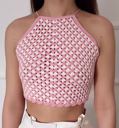 Handmade Crochet Halter Top made with 100% cotton yarn with adjustable straps. Sizes: XS: length 28 cm bust circumference 75-80 cm S: length 30 cm bust circumference 81-86 cm M: length 32cm bust circumference 87-92cm Crochet Halter Top, Crochet Halter, Top Halter, Crochet Halter Tops, Halter Tops, Cropped Tube Top, Tube Top, Handmade Crochet, Cotton Yarn