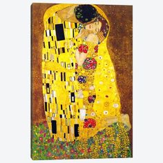 the kiss by klimt painting on canvas