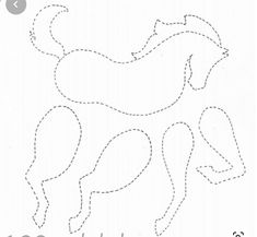 a horse is cut out from the paper to be used as a coloring page for children