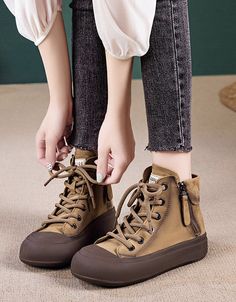 Double Sides Zipper Casual Leather Sneaker Boots — Obiono High-top Martin Boots With Zipper Closure For Fall, Fall High-top Martin Boots With Zipper Closure, Casual Martin Boots With Zipper Closure, Casual Martin Boots With Zipper Closure For Fall, Casual Martin Boots With Zipper For Fall, Casual Fall Martin Boots With Zipper Closure, Trendy High-top Martin Boots With Zipper Closure, Trendy High-top Martin Boots With Zipper, Casual Martin Boots With Zipper And Round Toe