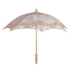 Moocorvic Lace Embroidered Sun Parasol Umbrella Bridal Wedding Dancing Party Photo Show Material: 100% high-quality Umbrella radius: 18CM/7'' Diameter: 29cm / 11.4'' Umbrella handle: 26cm/10.2'' Umbilical bone: 8 Package include: 1 X Lace Umbrella Size: One Size.  Color: Beige.  Gender: unisex.  Age Group: adult. Bridal Umbrella, Dome Umbrella, Bubble Umbrella, Wedding Dancing, Transparent Umbrella, Embroidered Sun, Uv Umbrella, Lace Umbrella, Sun Parasol