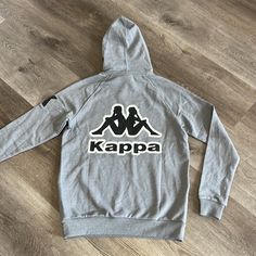 Kappa Kontroll Hoodie “New York Ballers” Size Small New With Tags Logo Print Hoodie Sweatshirt For Outdoor, Hoodie Sweatshirt With Logo Print For Outdoor, Outdoor Hoodie Sweatshirt With Logo Print, Casual Hooded Hoodie With Logo Print, Gray Hooded Sweatshirt With Logo Print, Casual Fleece Hoodie With Logo Print, Hooded Fleece Hoodie With Logo Print, Yellow Camo, Blue Hoodie Men