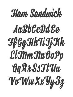 some type of font that is black and white with the letters in different languages on it